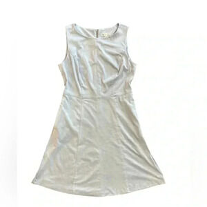 Lila Rose Faux Suede Dress Light Blue Size 6 Soft Stretch Mini Short